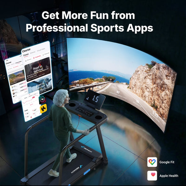 Senior-Friendly Fitness Treadmill